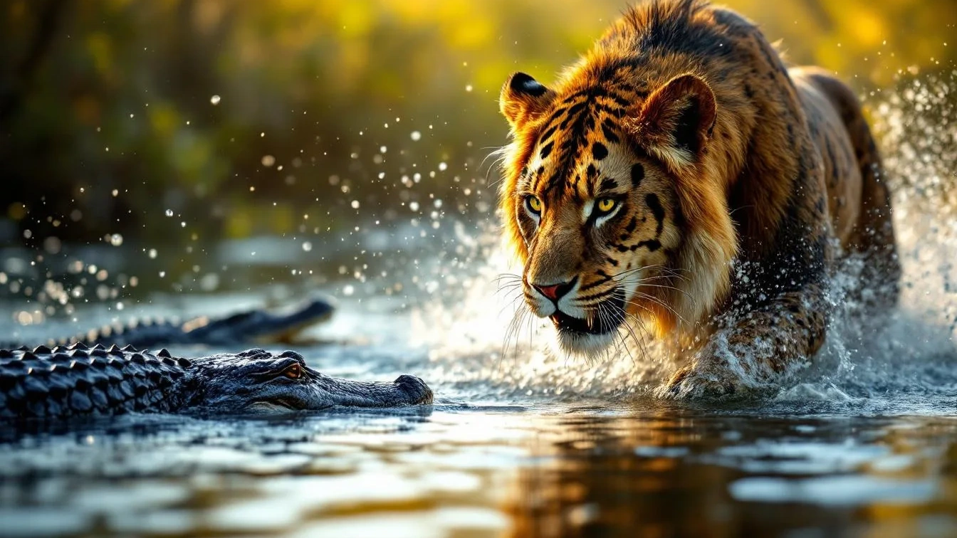 De koning van de rivier: dít ene roofdier jaagt zelfs krokodillen de stuipen op het lijf