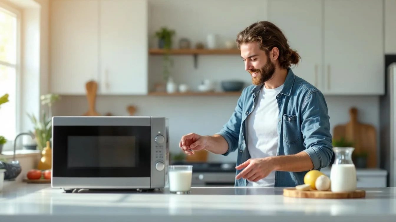 Een keukenexpert waarschuwt: waarom je water of melk nooit direct in de magnetron moet opwarmen