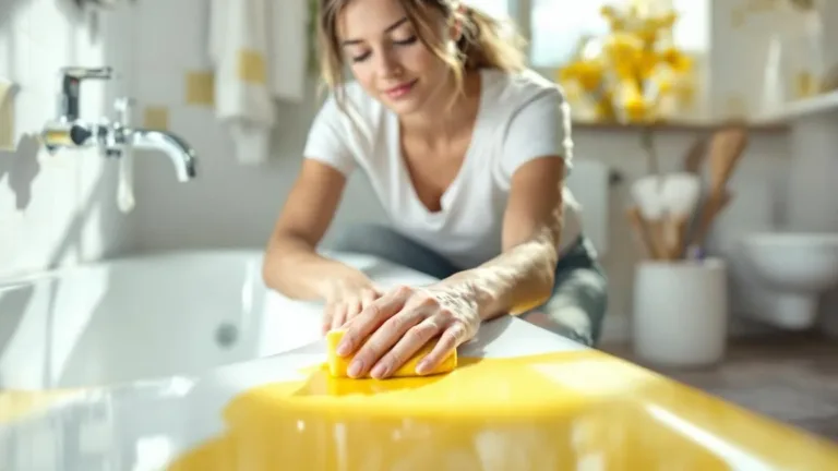 Gele vlekken in bad? Ik testte drie huismiddeltjes en dít is de enige die écht werkt