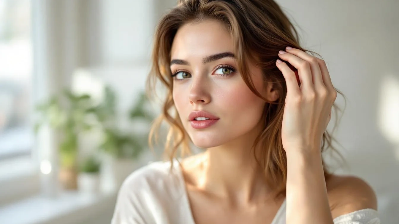 Ik probeerde deze simpele kapseltruc: mijn ogen lijken optisch groter zonder een spoortje make-up