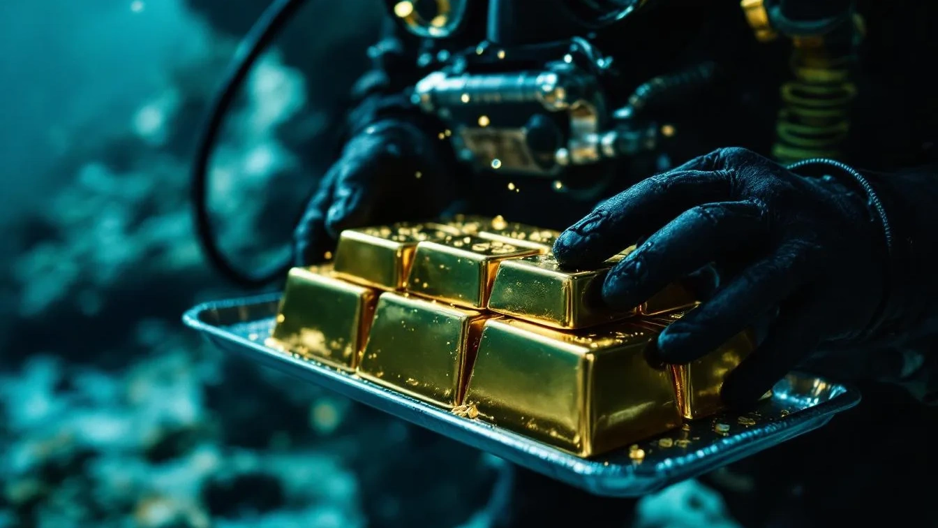 Ontdekking op grote diepte: alle goudstaven blijken uit hetzelfde land te komen